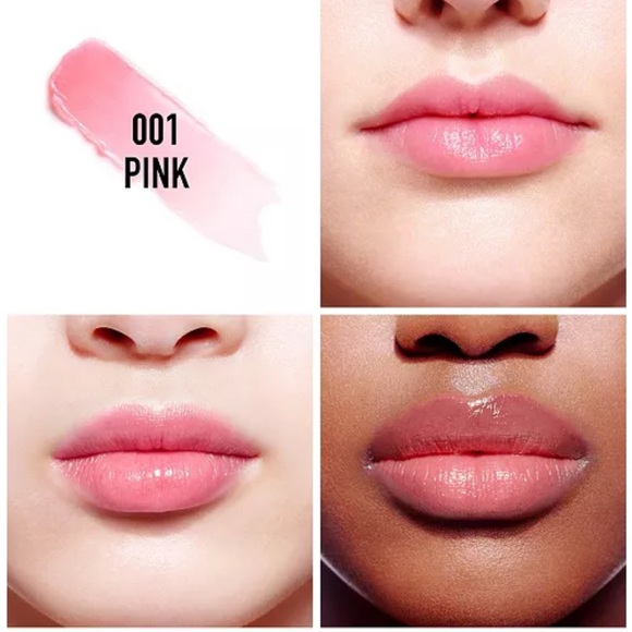 Zoe Dior Addict Natural Glow Lip Essentials Set (Pink Lip Glow, Maximizer & Mi - Picture 2 of 15